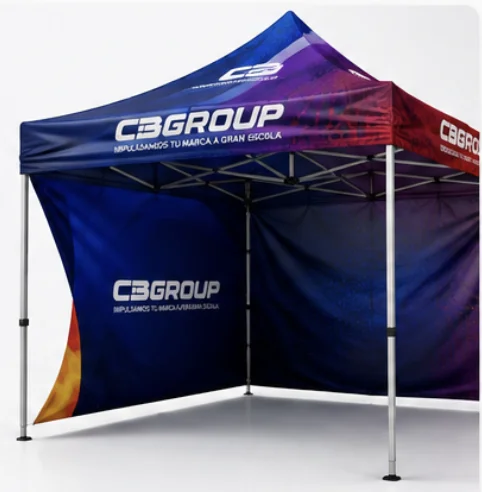 Carpas plegables sublimadas